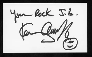 Kenny Aronoff Drummer Elton John, John Fogerty, Mellencamp Signed 3x5 Card 28470 - Picture 1 of 1