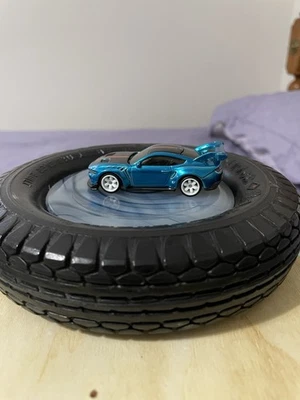 HOT WHEELS SUPER TREASURE HUNT TEST RUN PROTOTYPE 2026 MUSTANG SPECTRA BLUE MINT - Image 1 of 4