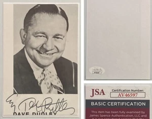 CMHOF Tex Ritter Signed Autograph Cut On 4x6 Index Card - JSA Cert - FREE S&H! - Picture 1 of 4