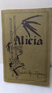Rare Christian Mission Novel Alicia By Elizabeth Harris Madison Philippines 1973 - Picture 1 of 12