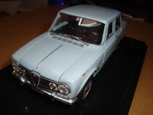 MODELLINO METRO SALES PROM. ALFA ROMEO GIULIA SUPER 1600 (1965) AZZURRO - Foto 1 di 11