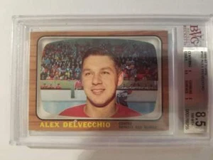 1966-67 Topps Hockey #102 Alex Delvecchio (Red Wings) BVG 8.5 NM-MT+ (Box DP) - Picture 1 of 4