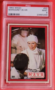 1982 MASH TV SHOW CARD #30 MARGRET IN OR HOT LIPS LORETTA SWIT GRADED PSA 9 MINT - Picture 1 of 2