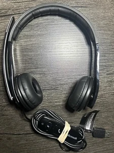 *TESTED* Microsoft LifeChat LX-6000 Black Headset For Business - Good Condition - Picture 1 of 7