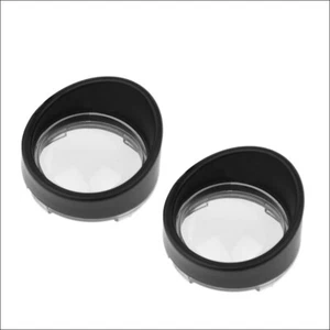 Motorcycle Turn Signal Light Bezels Lens Cover Visor Trim Rings For Harley Dyna - Imagen 1 de 6