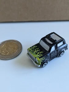 1973-1979 Style Chevy Blazer Black with Flames Vintage Micro Machines Loose - Picture 1 of 4