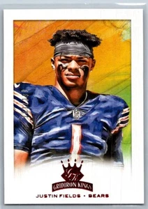 Justin Fields 2021 Panini Chronicles Donruss Gridiron Kings RC Rookie 181/199 - Picture 1 of 2