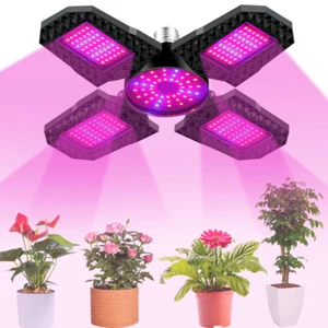 E27 LED Pflanzenlicht Glühbirne Vollspektrum Wachsen Pflanzenlampe Grow Light DE - Bild 1 von 16