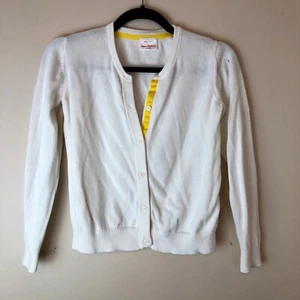 Hanna Andersson | Girls' Cream Button Cardigan Size 150 cm / US 12 - Picture 1 of 5