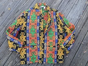 Chico's Design Gr. 1, mehrfarbige Jacke, schwereres Acryl, EUC! - Bild 1 von 8