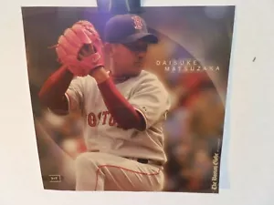 BASEBALL Poster (201X) RED SOX Daisuke Matsuzaka (Boston Globe) 3/7 MG - Picture 1 of 1