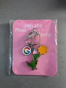 Google 26th birthday dinosaur keychain (collectible) - Picture 1 of 1