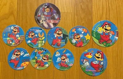Старинные винтажные карты Super Mario Showa Retro Menko 1985 10 штук - Изображение 1 из 2