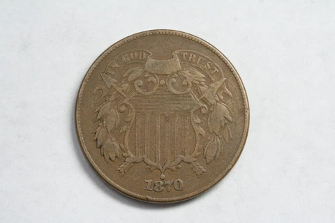 1870 Large Motto Two Cents Cover