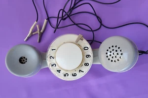 Vintage Soviet Systems Rotary Dial Lineman's Handset USSR - Picture 1 of 10