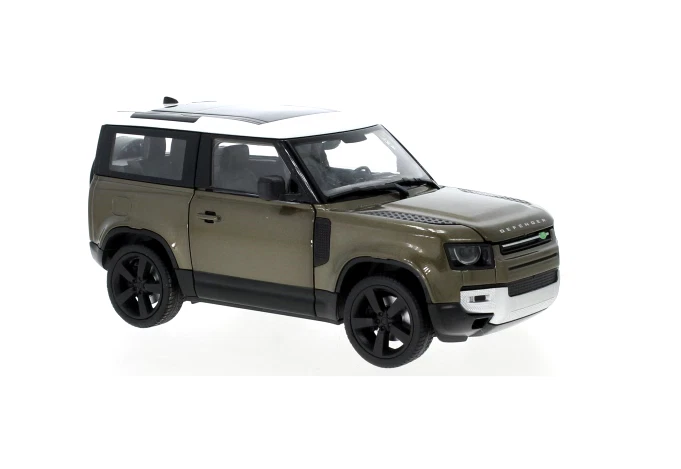 Welly Land Rover Defender Brown/White 2020 1:24 - Image 1 of 1