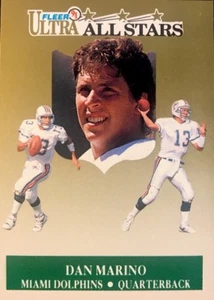 DAN MARINO - 1991 Fleer Ultra ALL-STARS Insert #5 - MIAMI DOLPHINS - Picture 1 of 2