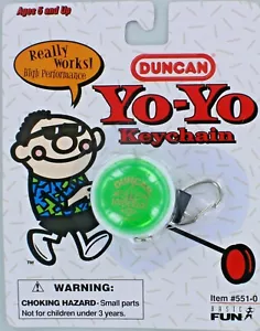 Duncan Imperial Verde YO-YO Llavero Juguete Muñeca Mini Básico Diversión 1998 NUEVO - Imagen 1 de 6