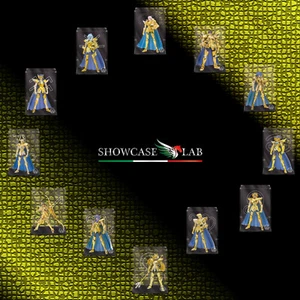 SET 12 TECHE IN PLEXIGLASS ACRILICO-SHOWCASE-PER SAINT SEIYA MYTH CLOTH EX GOLD - Foto 1 di 11