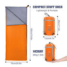 Schlafsack 2IN1 Outdoor Camping Deckenschlafsack Tragetasche Ultraleicht