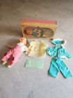 Original Vintage Tiny Thumbelina 1960's IDEAL 14" Doll With Box And Clothes Rare