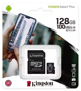 128GB Micro-SD Memory Card for Samsung Galaxy F04, M04, A04e, A14 5G - Picture 1 of 3