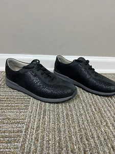 Finn Comfort Women's Melk Comfort Shoes Size 7 - Black Stretch NO INSOLES - Picture 1 of 14