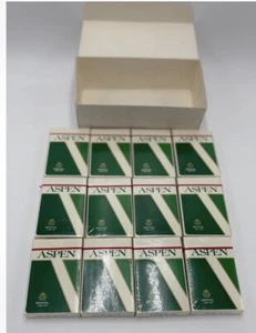 ASPEN MENTHOL PROMOTIONAL PLAYING CARDS 12 Pks. - NEW & SEALED! - Picture 1 of 5