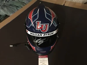 Casco Liberty University réplica tamaño completo firmado por William Byron - testigo de PA - Imagen 1 de 7