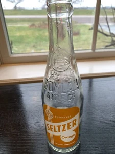 Vintage Embossed Borlan Bttl Co Soda Bottle Orange Seltzer Reg. 1891 - Picture 1 of 7