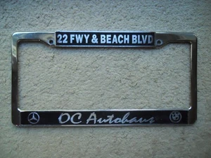 OC Autohaus BMW/Mercedes Metal License Plate Holder - Picture 1 of 4