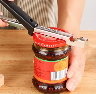 Adjustable Jar Opener Tool – Easy Grip Stainless Steel Lid Remover for Arthritis - Image 1 of 4