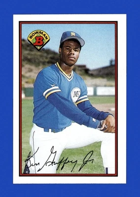 Bowman Set-Break #220 1989 Ken Griffey Jr. casi nuevo-como nuevo o mejor *GMCARDS* Foto 1 de 2