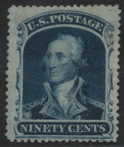 US 1860 SCOTT #39 MINT HINGED CATALOG VALUE $3,000 F-VF - Picture 1 of 2