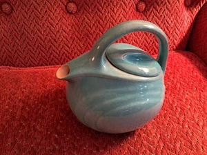 VINTAGE RED WING BLUE TEA POT!! - Bild 1 von 9