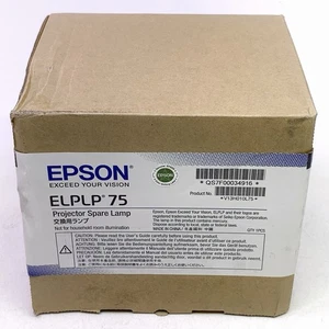 Epson ELPLP 75 Projector Spare Lamp New Sealed Box! - Picture 1 of 5