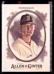 2017 Allen and Ginter Drew Pomeranz Boston Red Sox SP #321 3 Card Lot - Picture 1 of 2