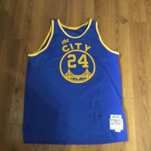 Mitchell & Ness 1966-67 Rick Barry #24 Warriors HW Classics Jersey Size 52 - Picture 1 of 8