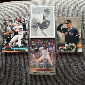 4 Roger Clemens 1991 SC #29, 1992 Fleer Ultra #15, SC #593 & 2001 Bowman #14 - Bild 1 von 9