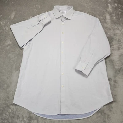 Charles Tyrwhitt Shirt Mens 17.5 34 Extra Large Classic Fit Dress Dot Pattern - Image 1 of 4