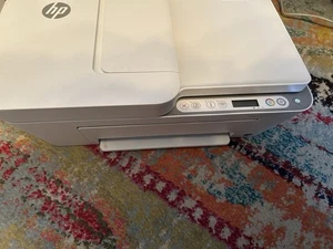 HP DeskJet Plus 4140  Multi Function All in One Printer Used Wireless Office - Picture 1 of 3