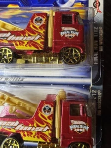 Hot Wheels Rig Wrecker 2002 & 2003 Final Run Collector 35th Anniversary Error - Picture 1 of 10