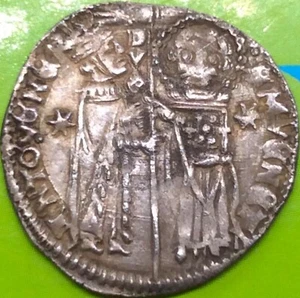 Venice Grosso 1342-1400 Matapan Italy Antonio Venier Billon - Picture 1 of 9