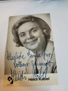 Heidi Kabel Autogramm - Bild 1 von 2