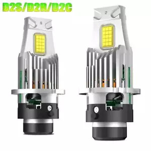 2X D2S D2C D2R LED Headlight Bulb Kit 6000K High Low Beam Replace HID Xenon Lamp - Picture 1 of 12