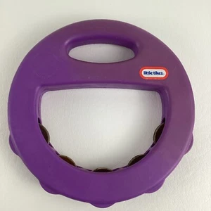 Little Tikes Pandereta Instrumento Musical Púrpura Preescolar Divertido Juguete De Colección Años 90 - Imagen 1 de 6