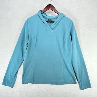 Suéter REI Mujer Grande Azul Sudadera con Capucha Manga Larga Polar Senderismo Camping Aire Libre Foto 1 de 4