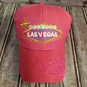Women's Pink Las Vegas Nevada Cap- One Size Fits Most - Banana Expressions - Picture 1 of 8