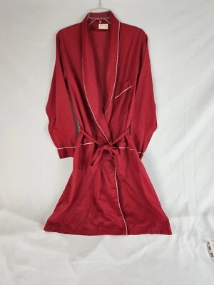 Bata roja vintage para mujer ENRO Idle Hour Lounge talla mediana  Foto 1 de 3
