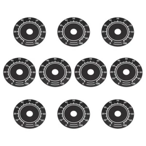 10pcs Rheostat Variable Transformer Potentiometer Control 0-100 Face Plate - Picture 1 of 4